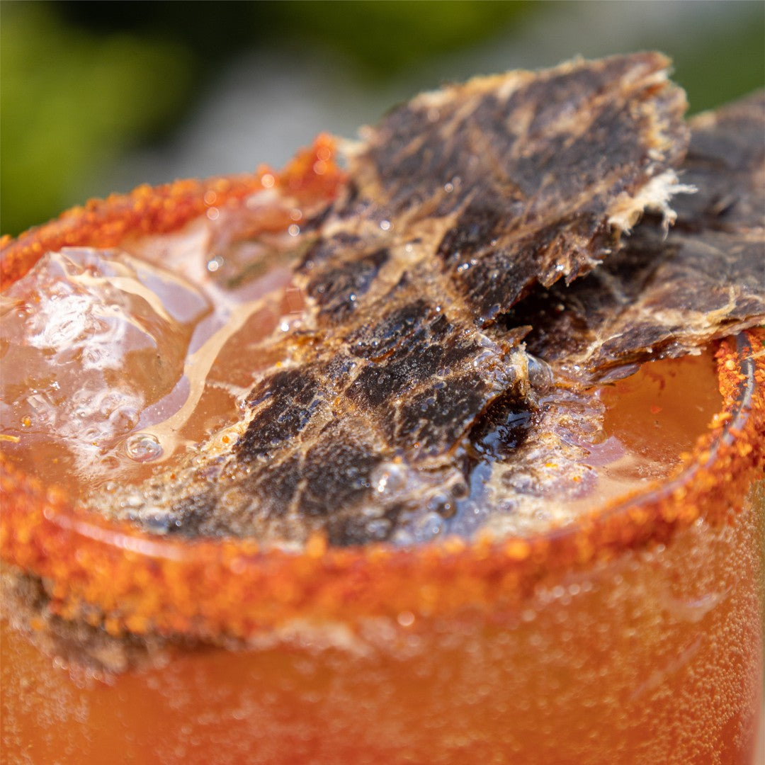 Clamato con Carne Seca La Estampida: la botana norteña que nunca falla